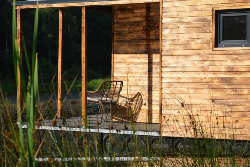 Heather Hut, Off-Grid Cottage On A Pond+2 Ha Darzkowo Экстерьер фото